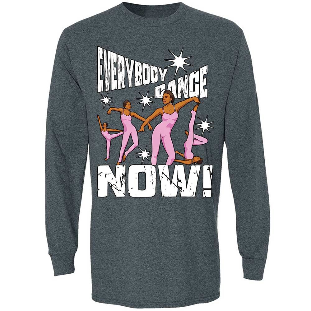 Long Sleeve T-Shirt - BKH5UZSN - Dark Heather - 5