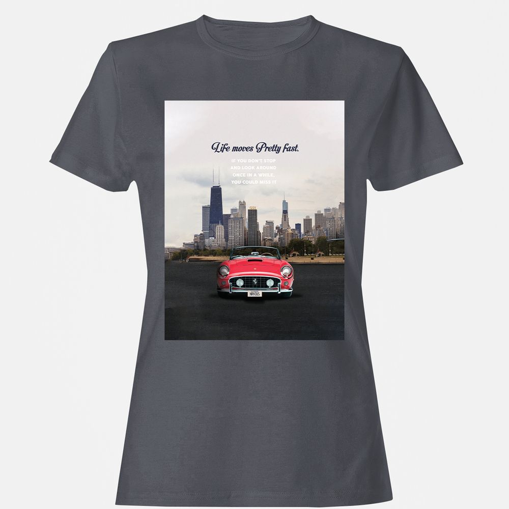 Women's T-Shirt - EUA64RK6 - Dark Heather - 5