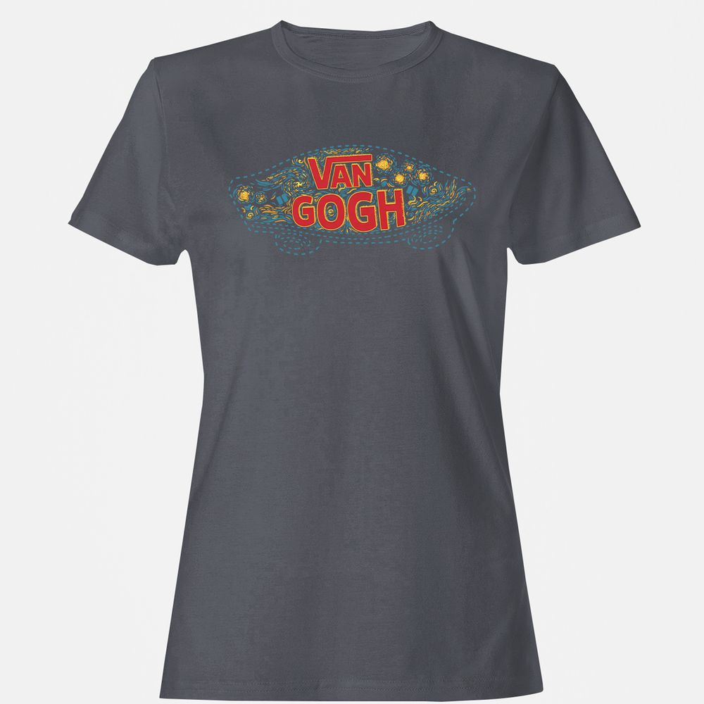 Women's T-Shirt - BR8CZEQM - Dark Heather - 5