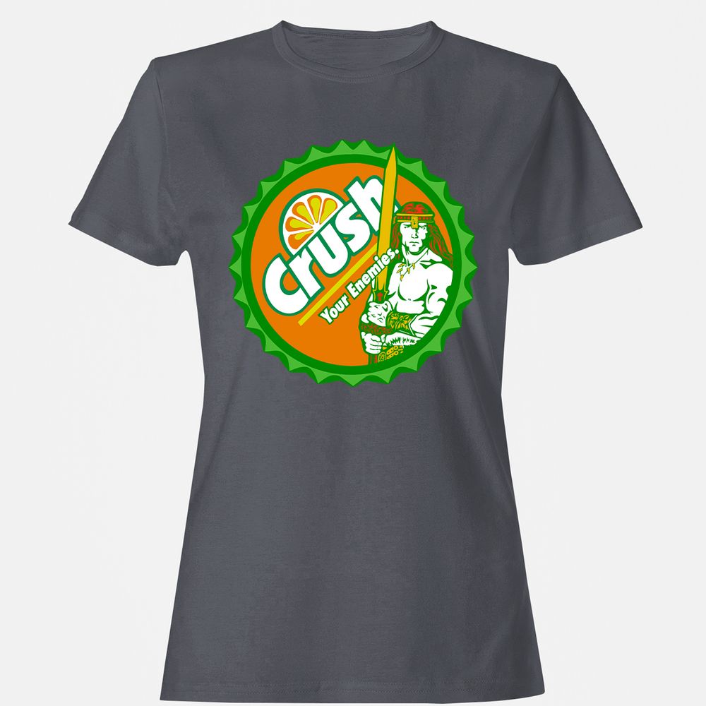 Women's T-Shirt - ALFGALQM - Dark Heather - 5