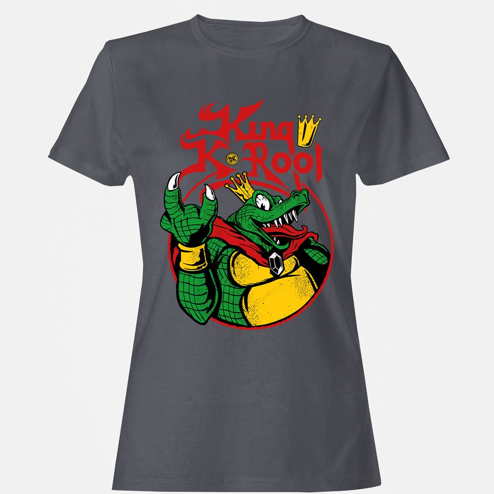 Women's T-Shirt - E1CYF88K - Dark Heather - 5