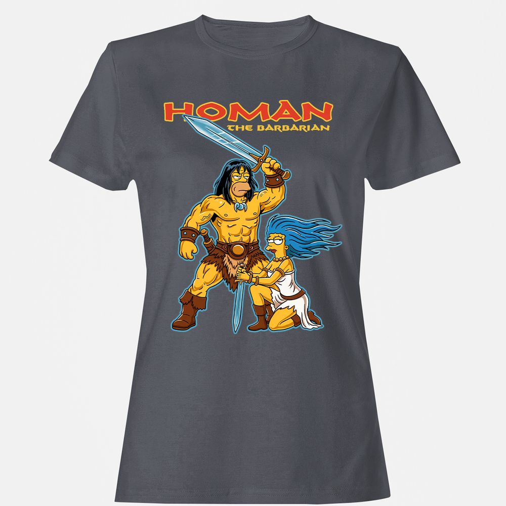 Women's T-Shirt - USP8GNZ5 - Dark Heather - 5