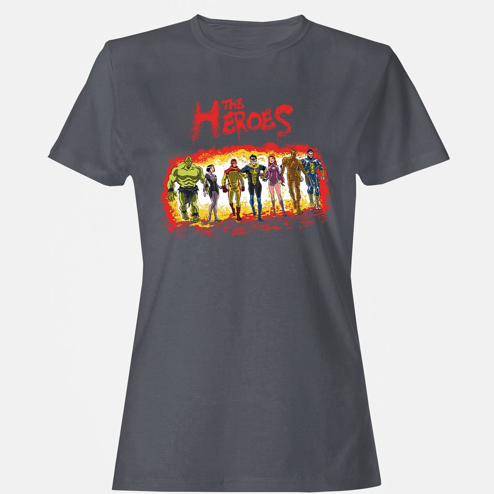 Women's T-Shirt - W5HHP1VY - Dark Heather - 5