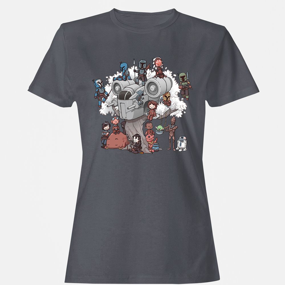 Women's T-Shirt - EXTLK7RN - Dark Heather - 5