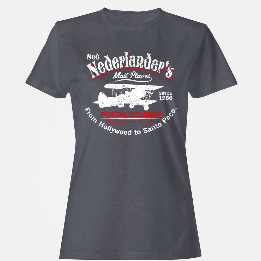 Women's T-Shirt - QL5Z7AMB - Dark Heather - 5