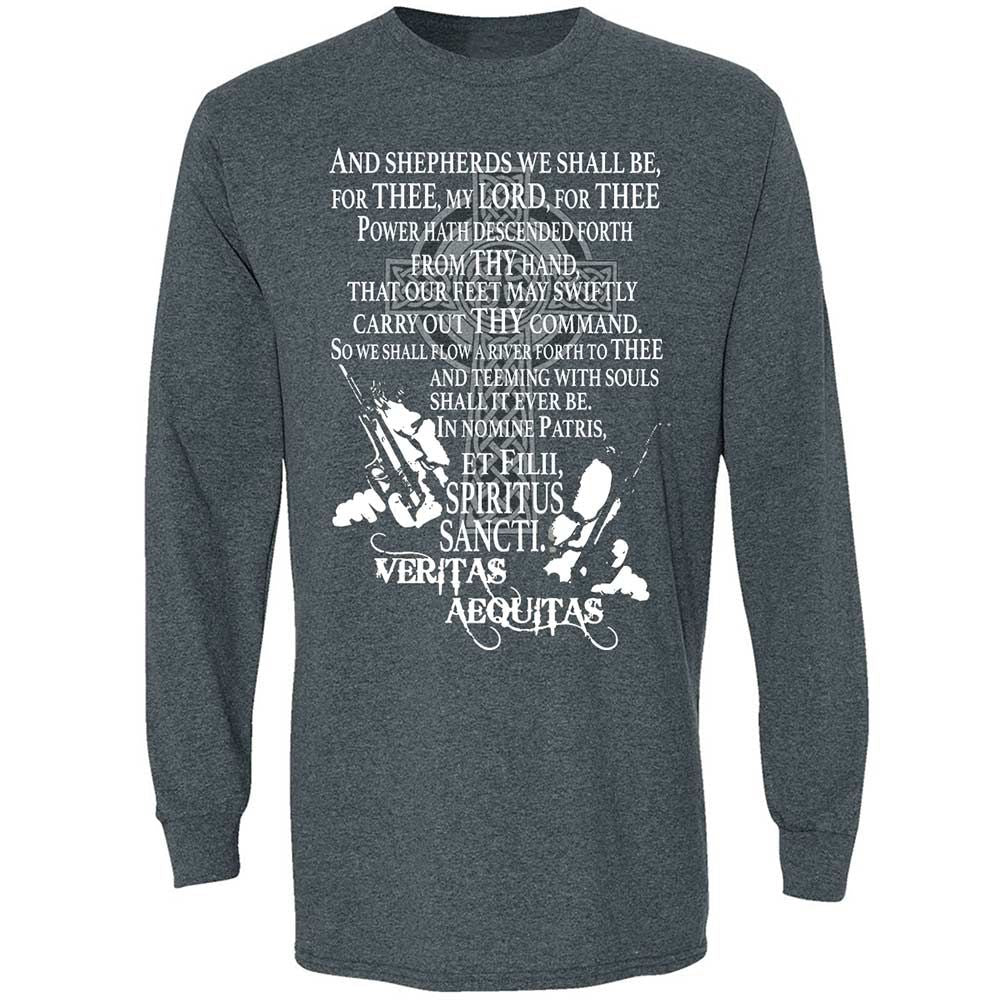 Long Sleeve T-Shirt - DWQAE7JU - Dark Heather - 5