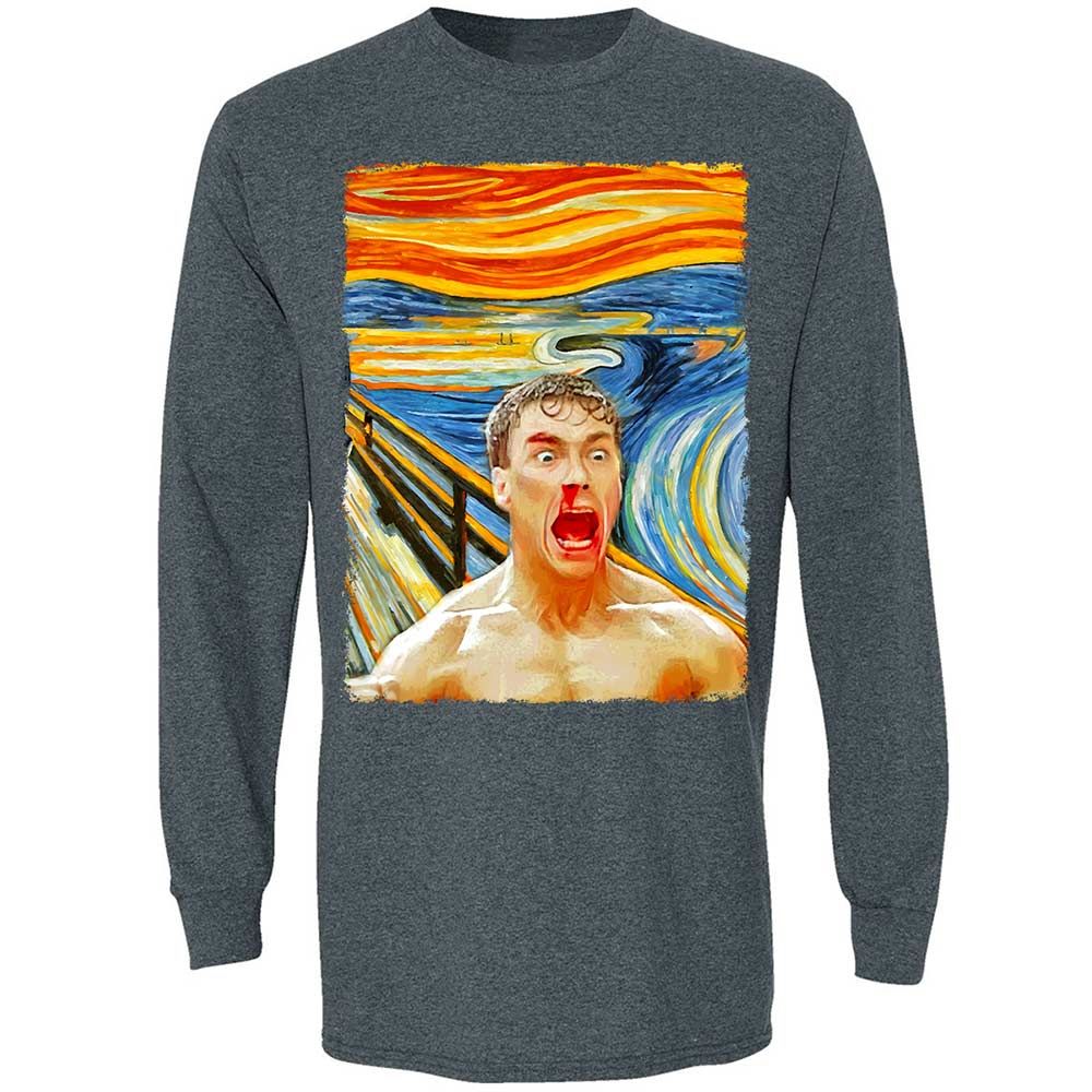 Long Sleeve T-Shirt - 6UE4ZX51 - Dark Heather - 5