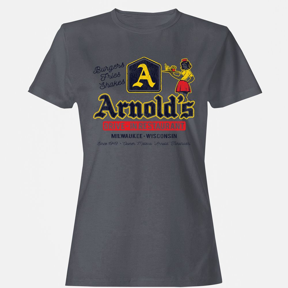 Women's T-Shirt - ZDDGFKQS - Dark Heather - 5