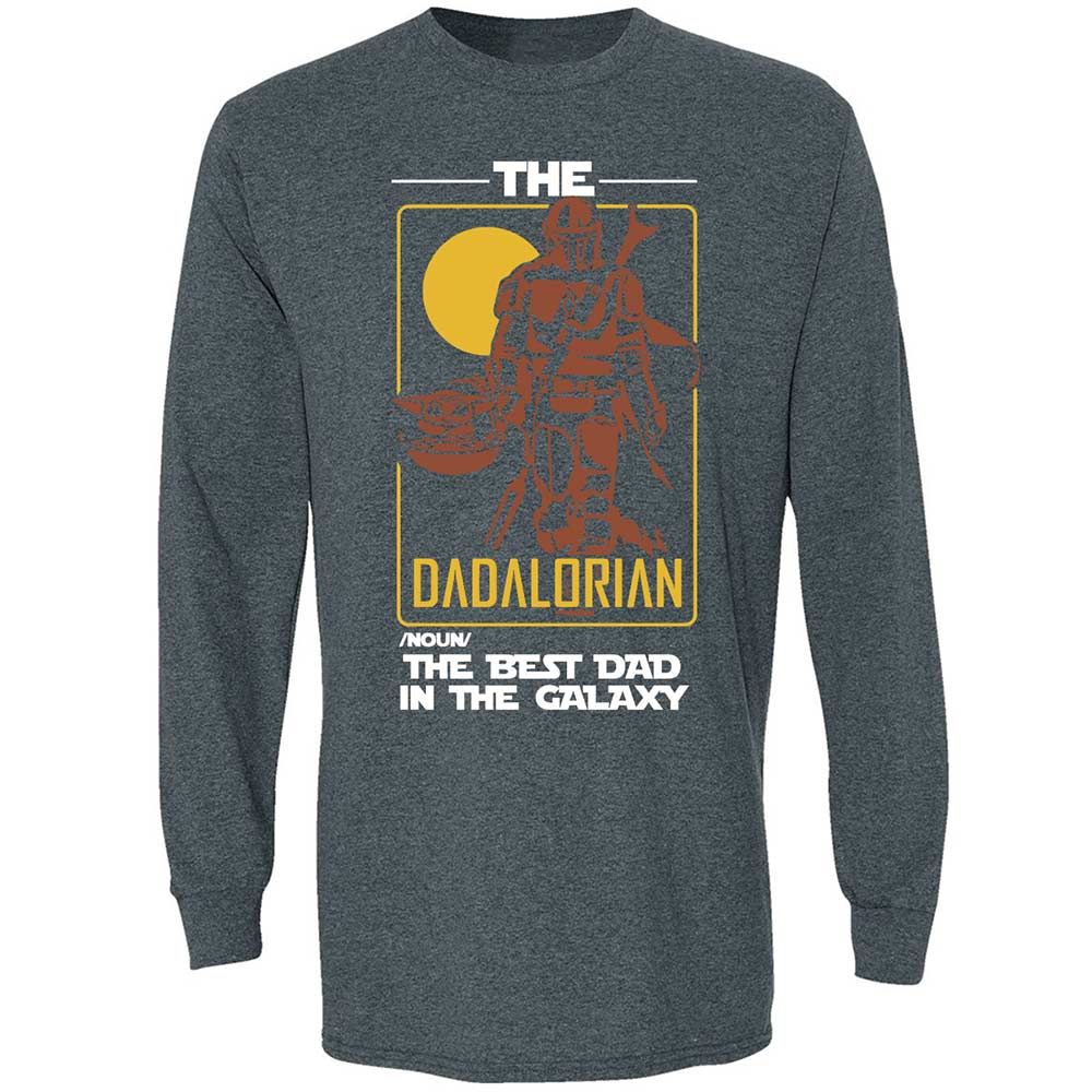 The Dadalorian The Best Dad In The Galaxy - Dark Heather - 5