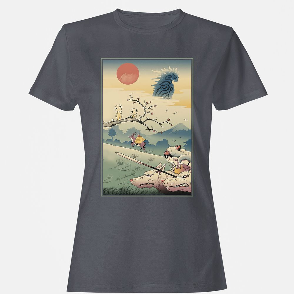 Women's T-Shirt - GEAAQ97V - Dark Heather - 5