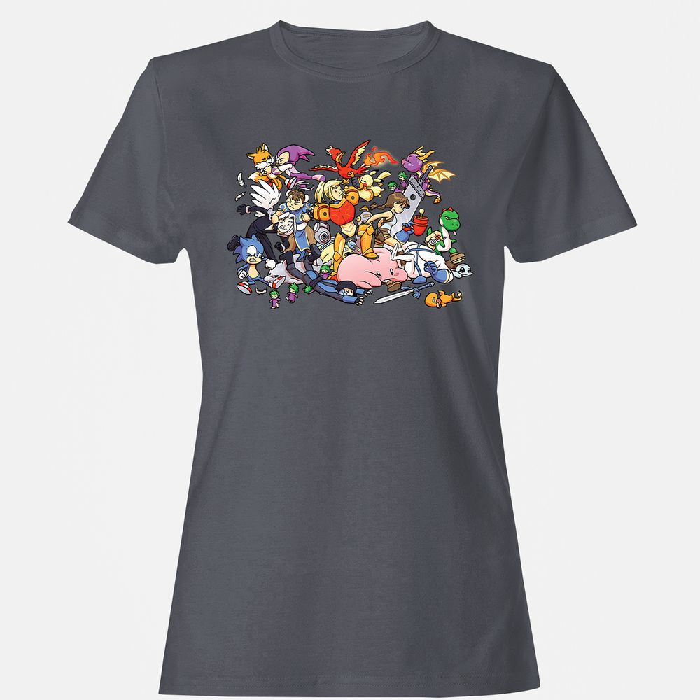 Women's T-Shirt - 197MLCMZ - Dark Heather - 5