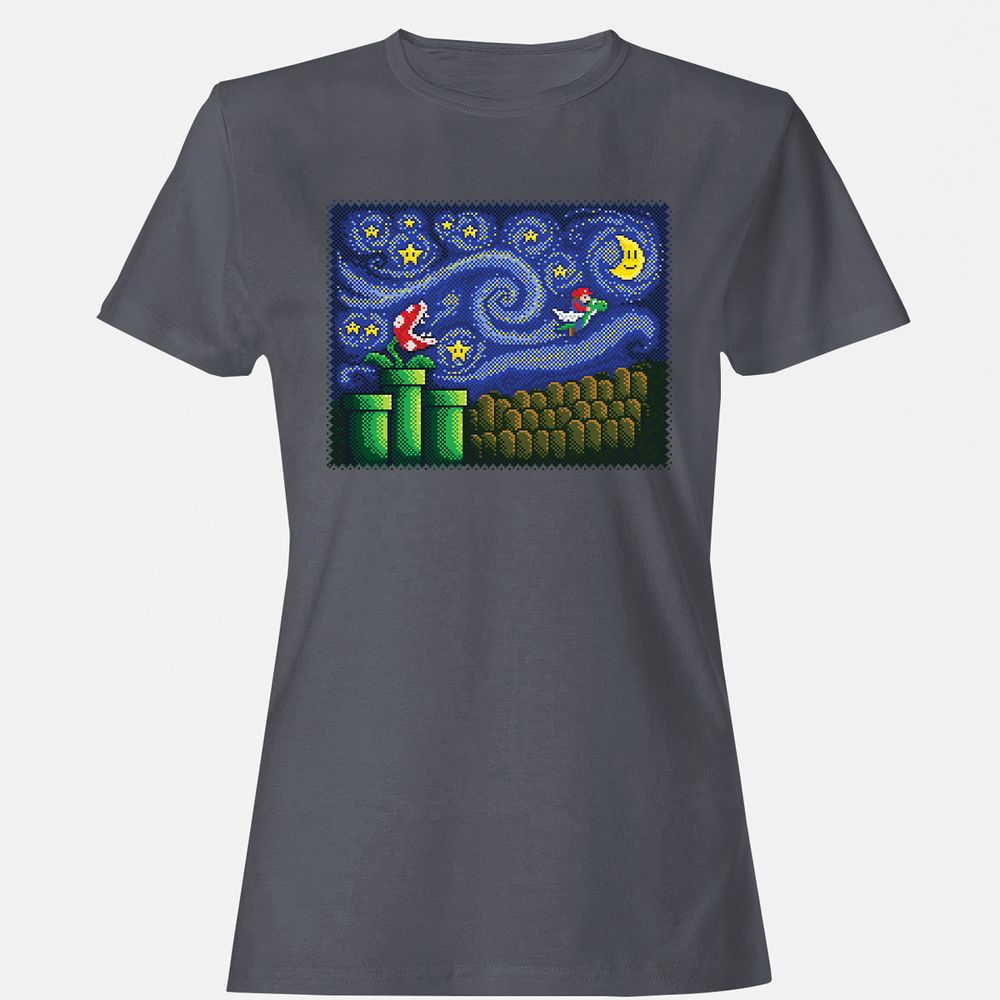 Women's T-Shirt - 3B7RV6XM - Dark Heather - 5