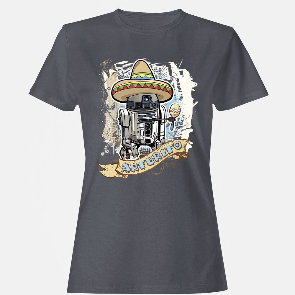 Women's T-Shirt - XQ1TSSE7 - Dark Heather - 5