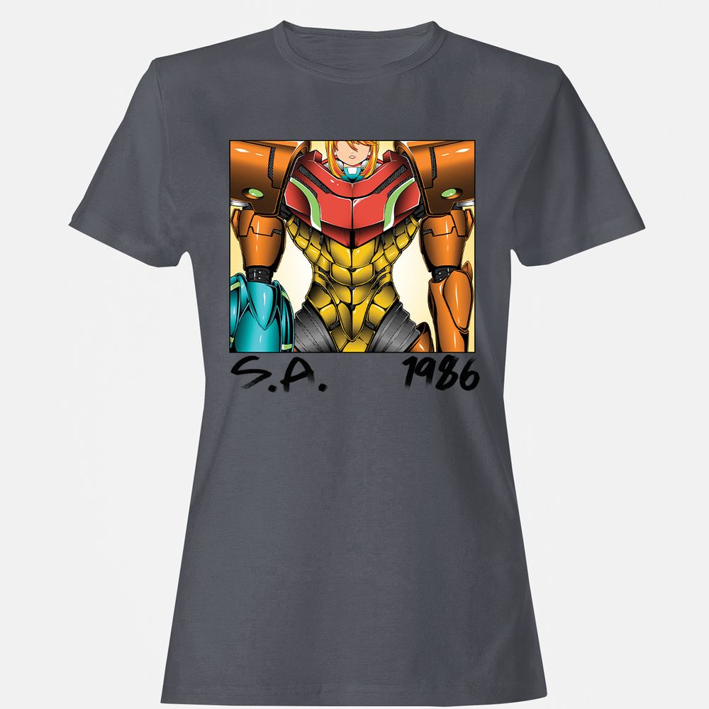 Women's T-Shirt - G55HA5ZR - Dark Heather - 5