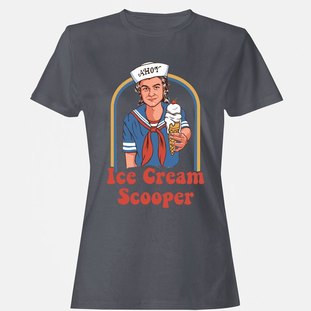 Women's T-Shirt - Y4TF54JA - Dark Heather - 5
