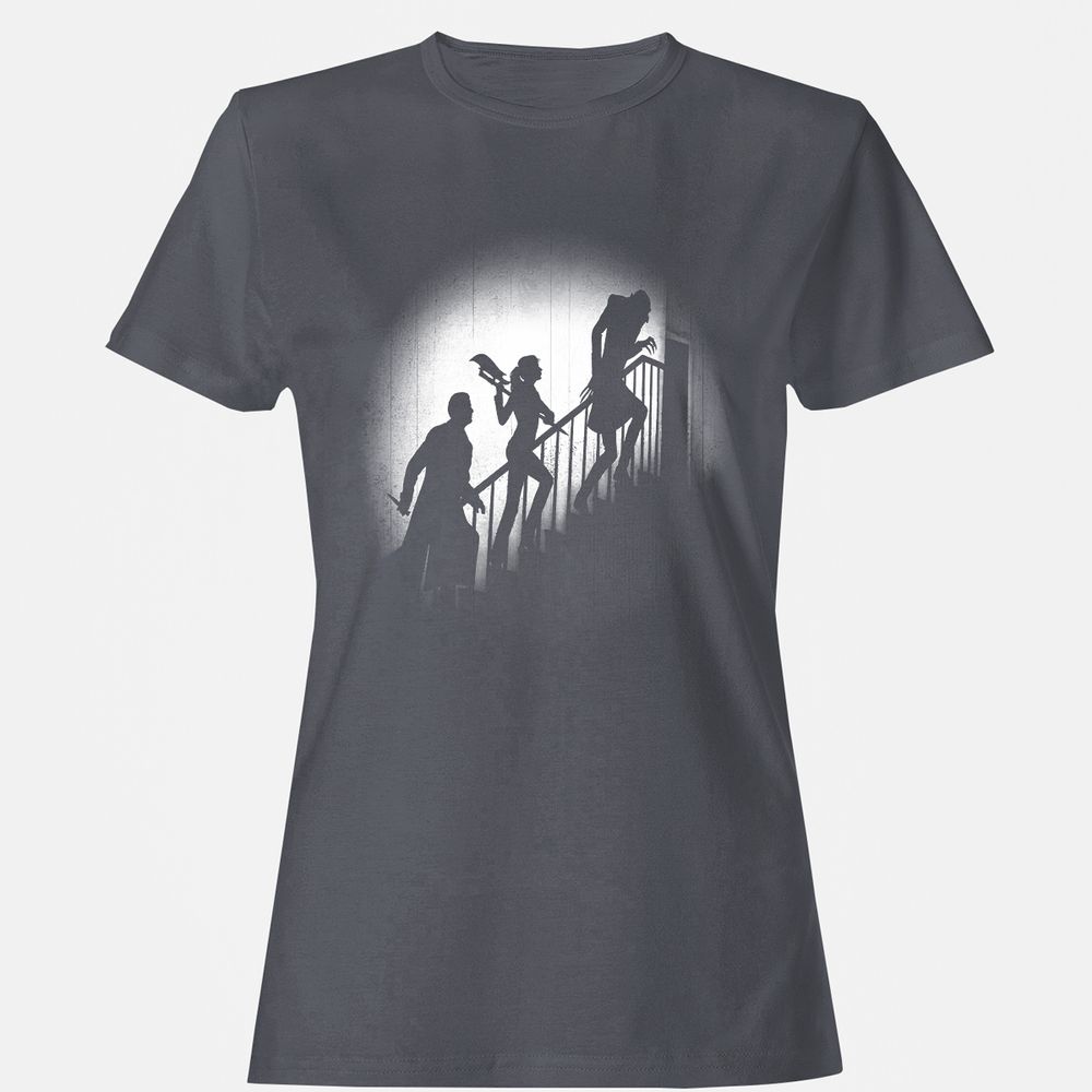 Women's T-Shirt - JA7H4MUD - Dark Heather - 5