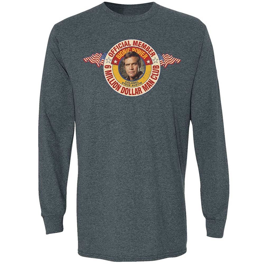 Long Sleeve T-Shirt - D1VGR2YN - Dark Heather - 5