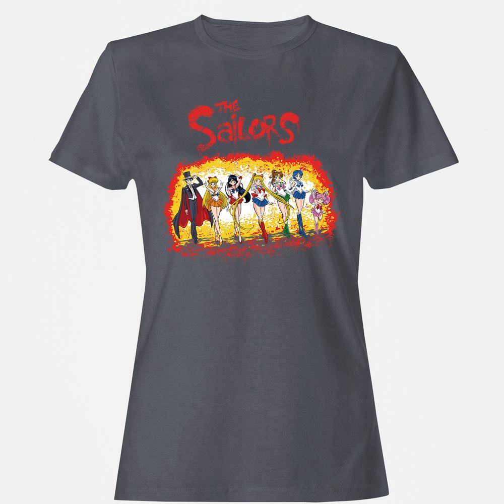 Women's T-Shirt - UZ6FSLE8 - Dark Heather - 5