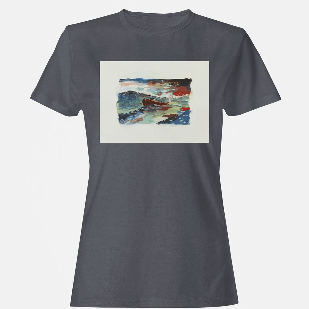 Women's T-Shirt - BFU8N9RC - Dark Heather - 5