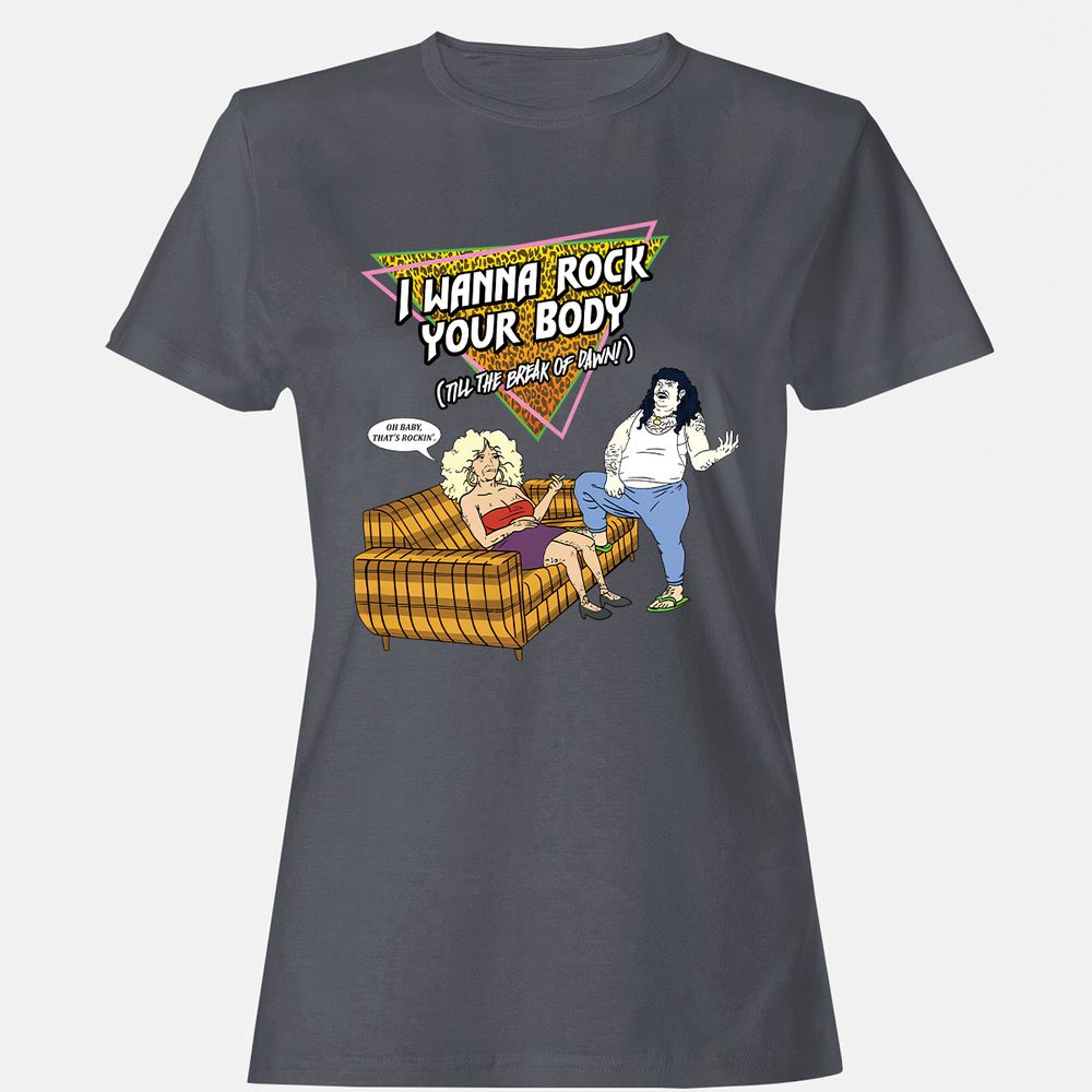 Women's T-Shirt - UDZW7JYS - Dark Heather - 5
