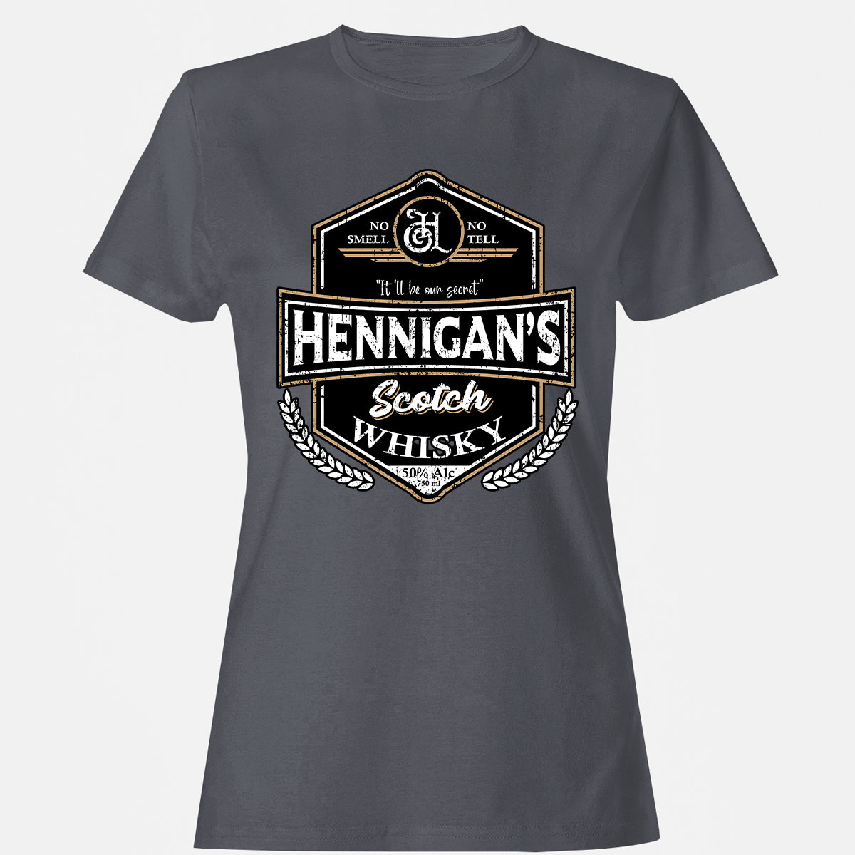 Women's T-Shirt - K5ZS2NVV - Dark Heather - 5