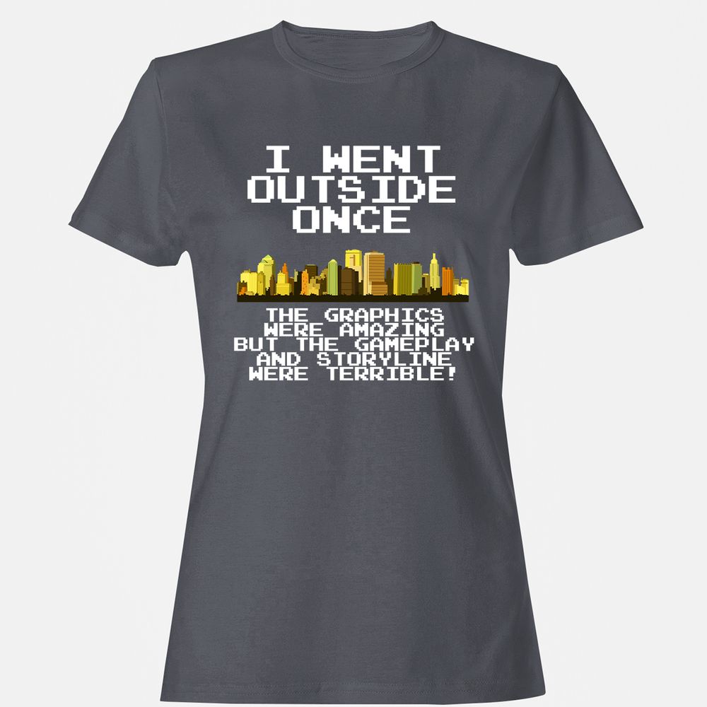 Women's T-Shirt - N497WA4U - Dark Heather - 5