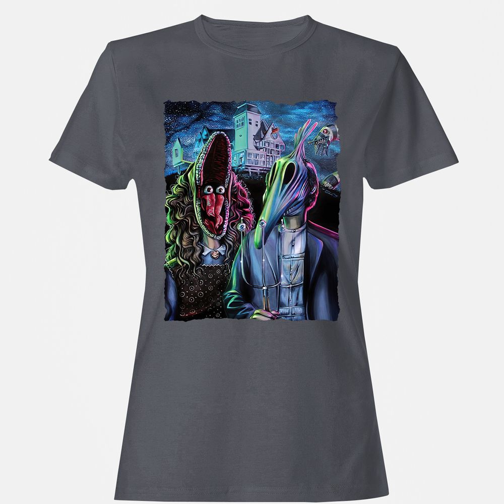 Women's T-Shirt - V5FJ2193 - Dark Heather - 5