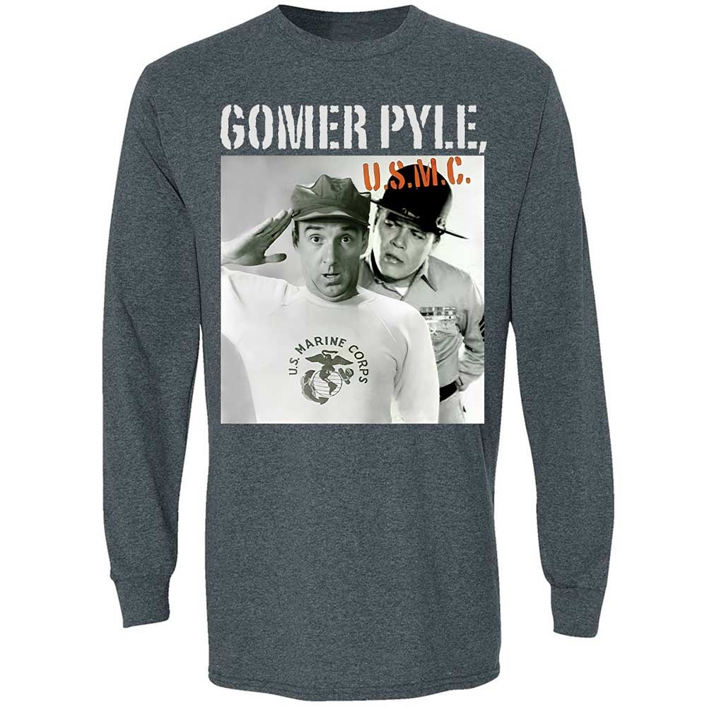 Long Sleeve T-Shirt - 9K9QBV7X - Dark Heather - 5