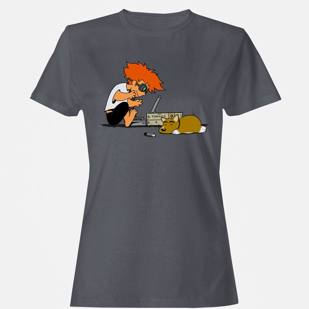 Women's T-Shirt - LX6C7821 - Dark Heather - 5