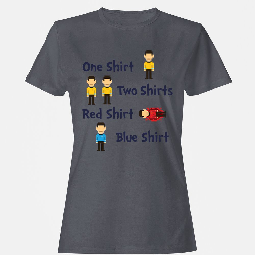 Red Shirt, Blue Shirt - Dark Heather - 5