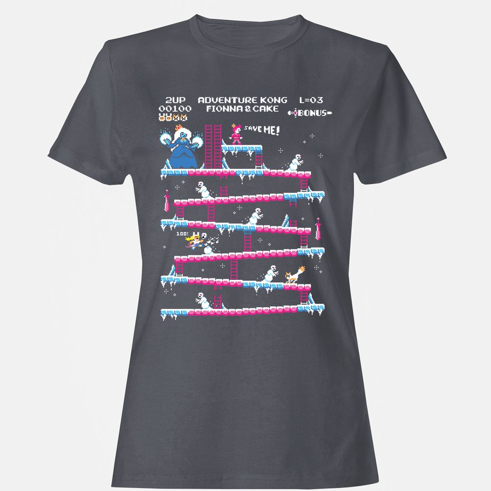 Women's T-Shirt - 8C345VUJ - Dark Heather - 5