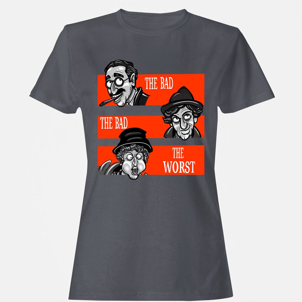 Women's T-Shirt - 9XUTSXMK - Dark Heather - 5