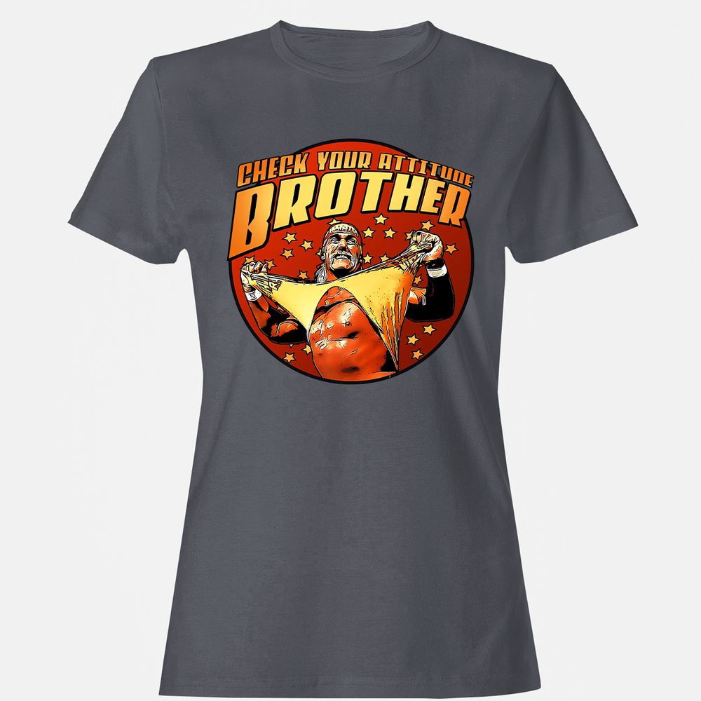Women's T-Shirt - X8XVJL8N - Dark Heather - 5
