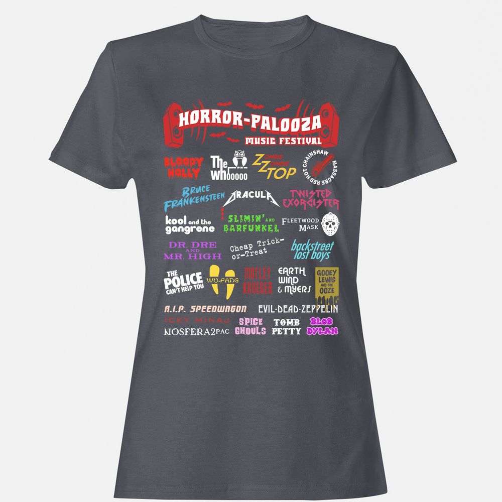 Women's T-Shirt - L5Q67XKS - Dark Heather - 5