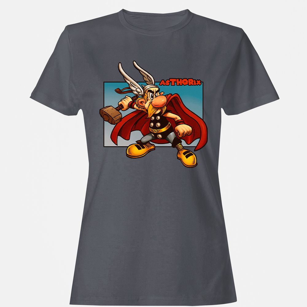 Women's T-Shirt - 8E2FL1MX - Dark Heather - 5