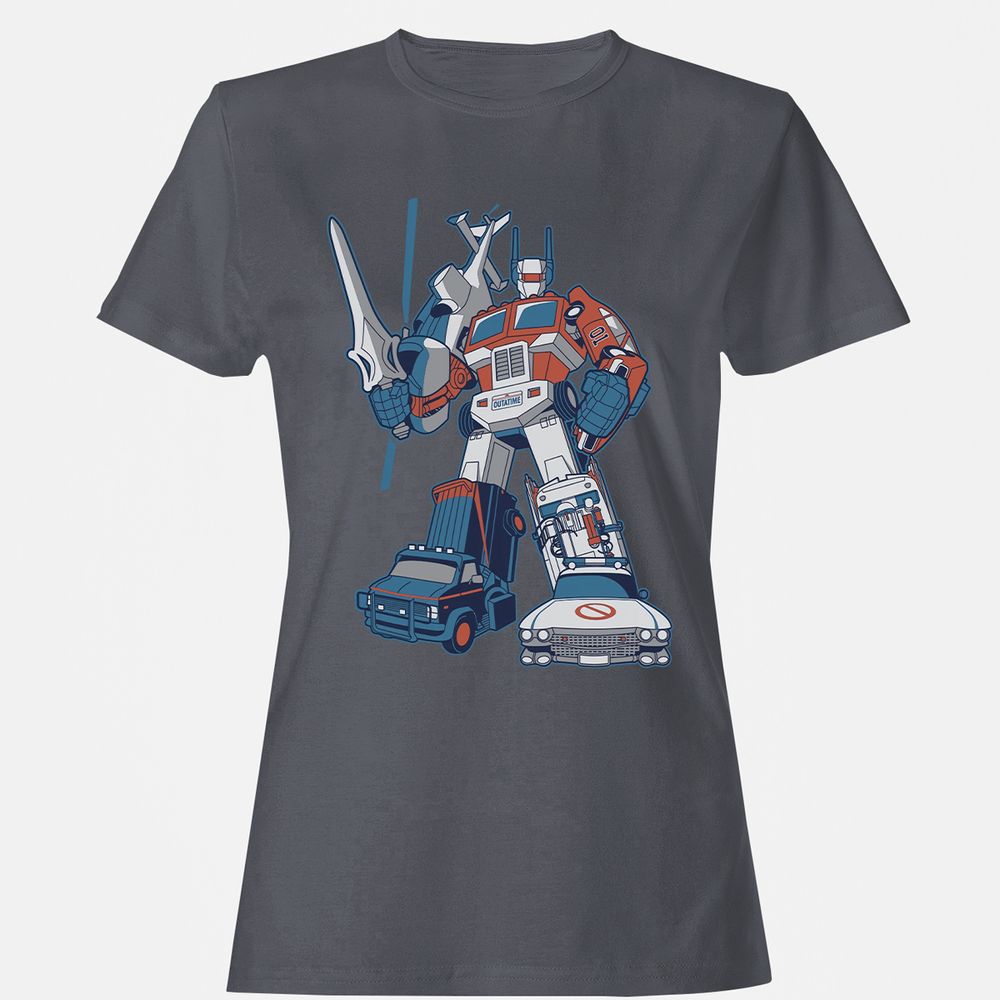 Women's T-Shirt - PF2CQYXD - Dark Heather - 5