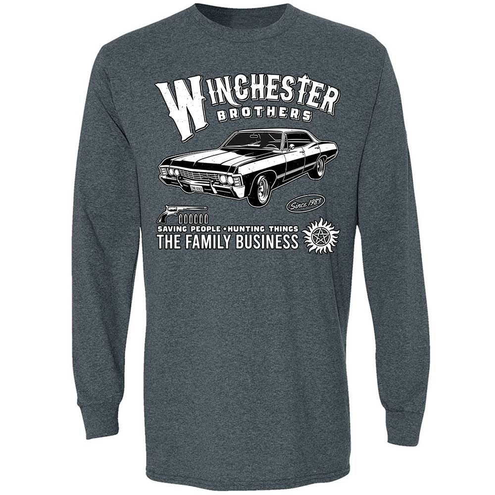 Long Sleeve T-Shirt - MXQFW52J - Dark Heather - 5
