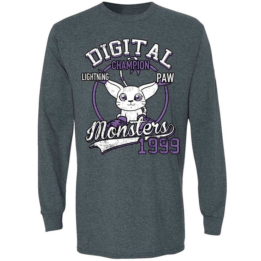 Long Sleeve T-Shirt - 92VNUVRN - Dark Heather - 5