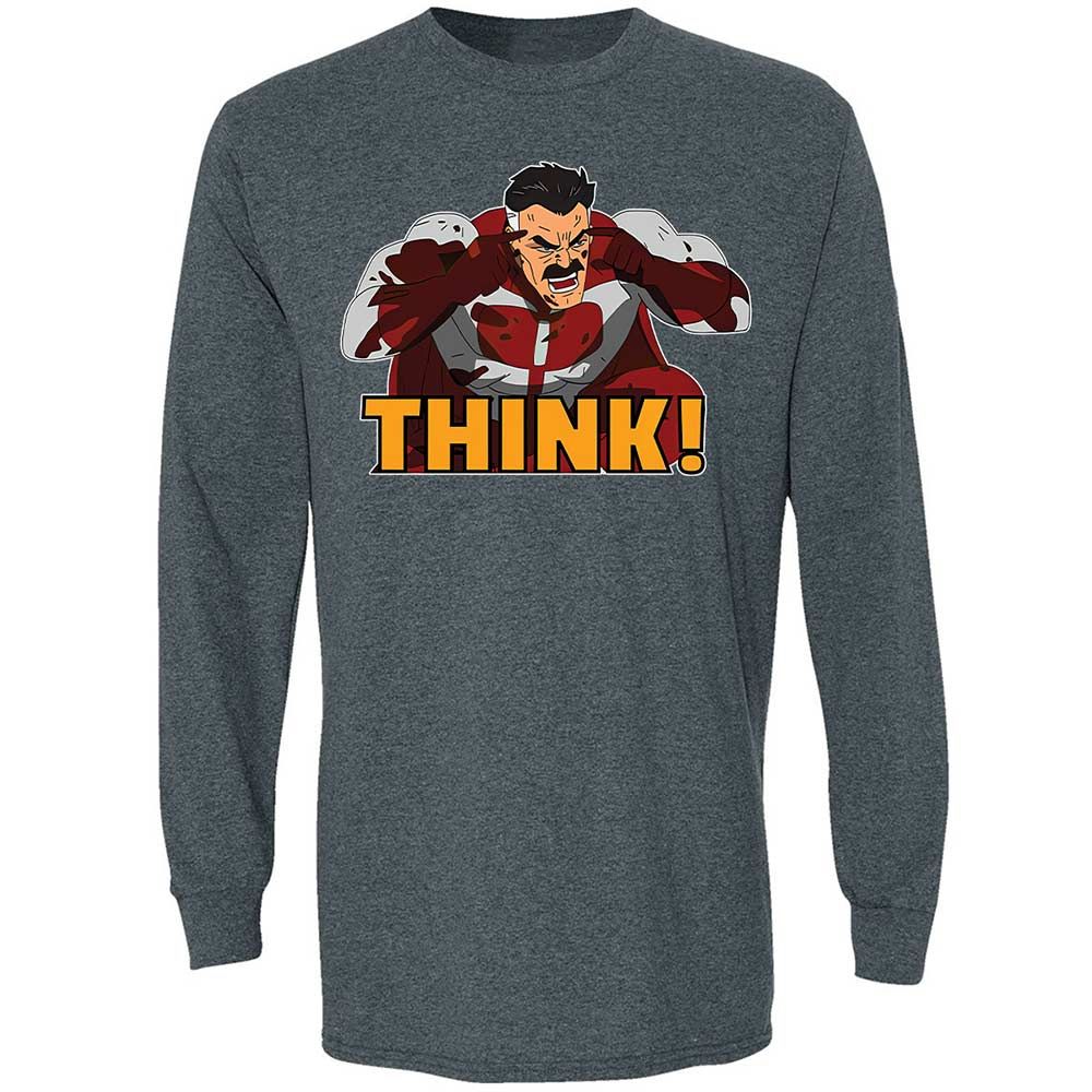 Long Sleeve T-Shirt - LC6DDVZ9 - Dark Heather - 5