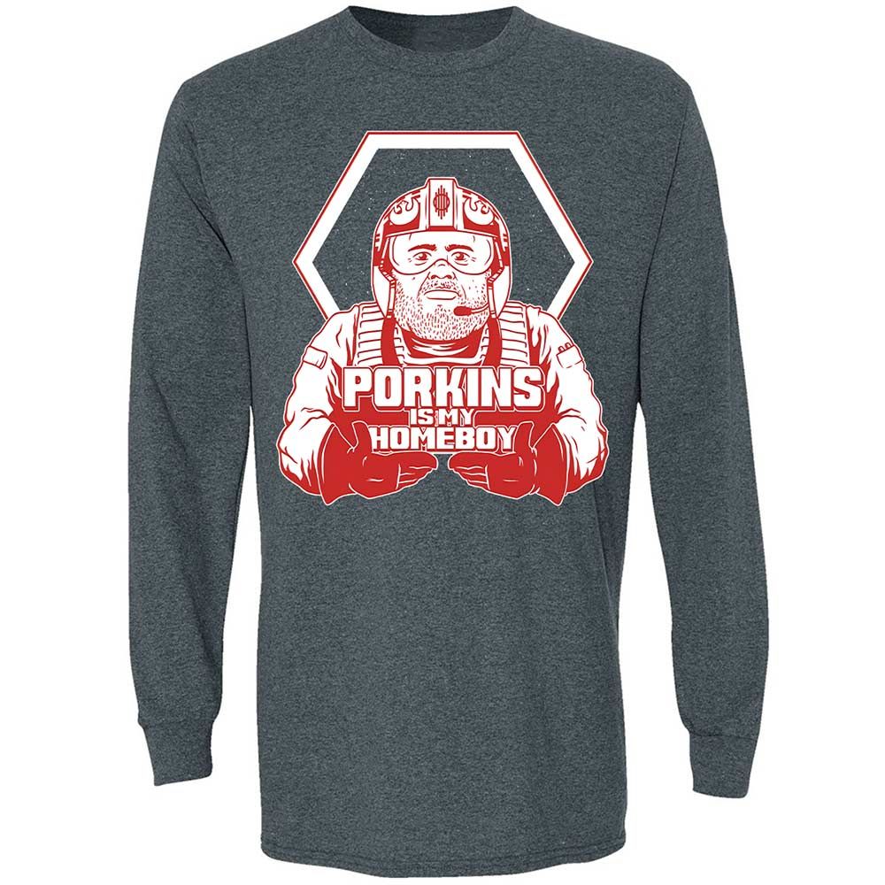 Porkins Is My Homeboy - Dark Heather - 5