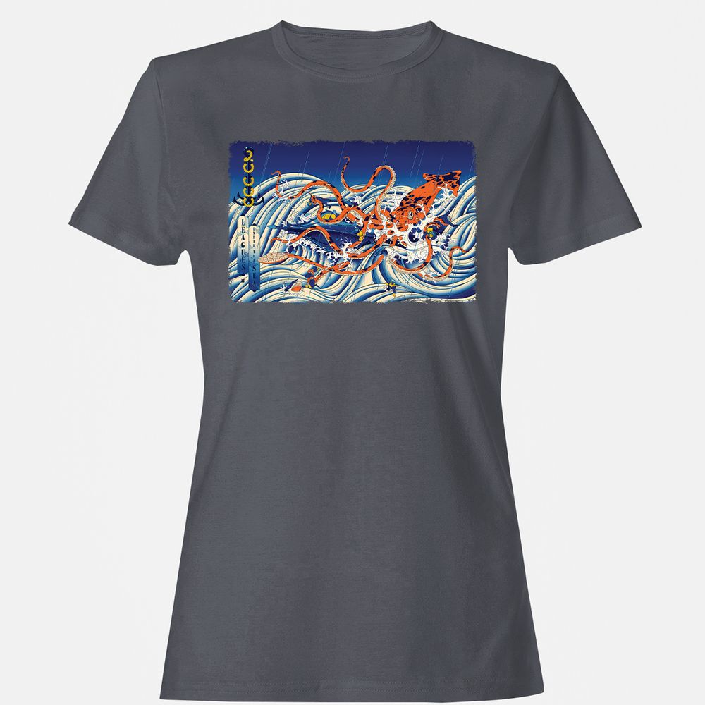 Women's T-Shirt - WXGEWKJG - Dark Heather - 5
