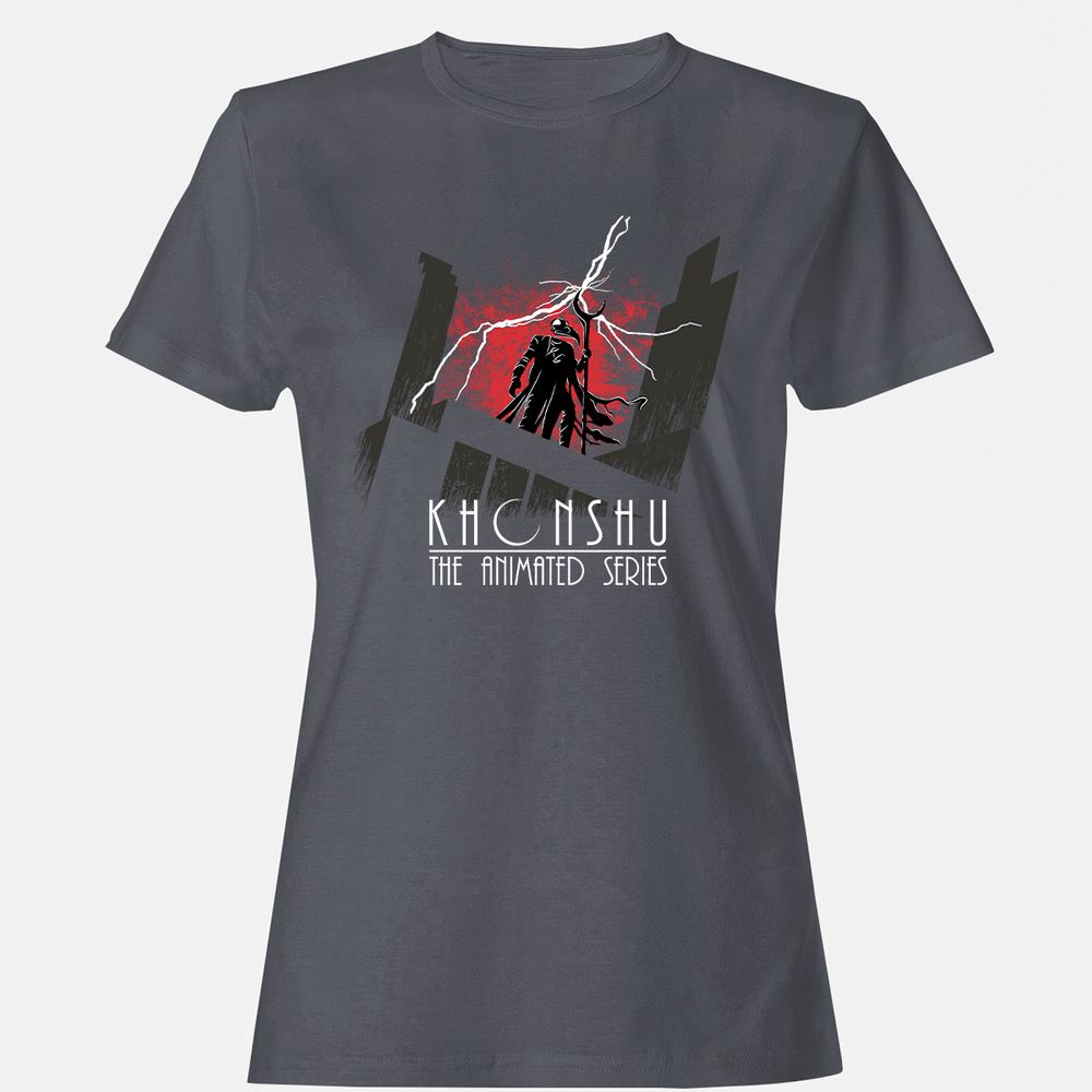Women's T-Shirt - F6H8RUET - Dark Heather - 5