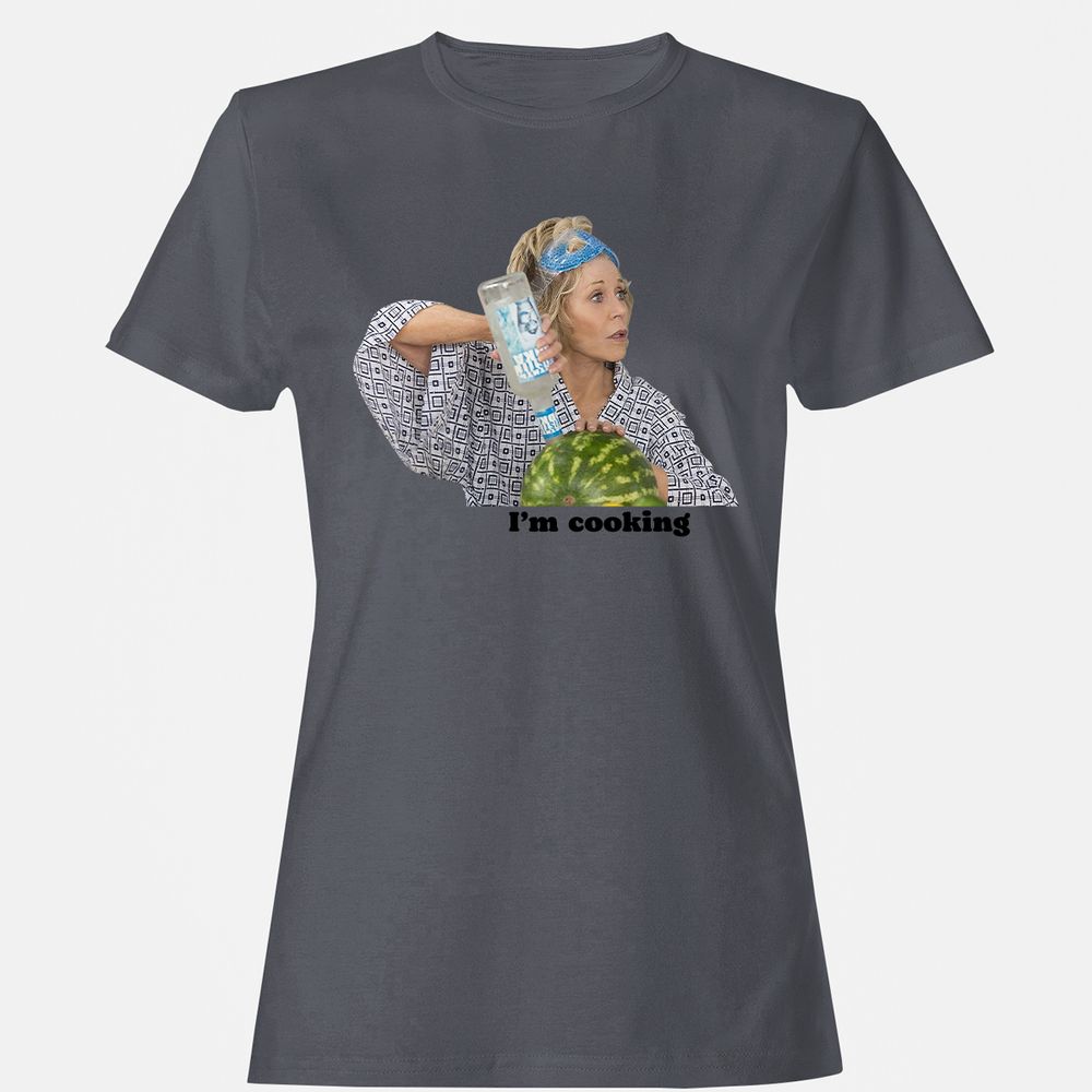 Women's T-Shirt - A6FL95N7 - Dark Heather - 5