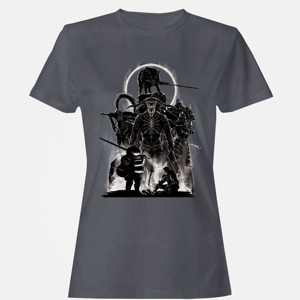 Women's T-Shirt - XD8QVQM2 - Dark Heather - 5