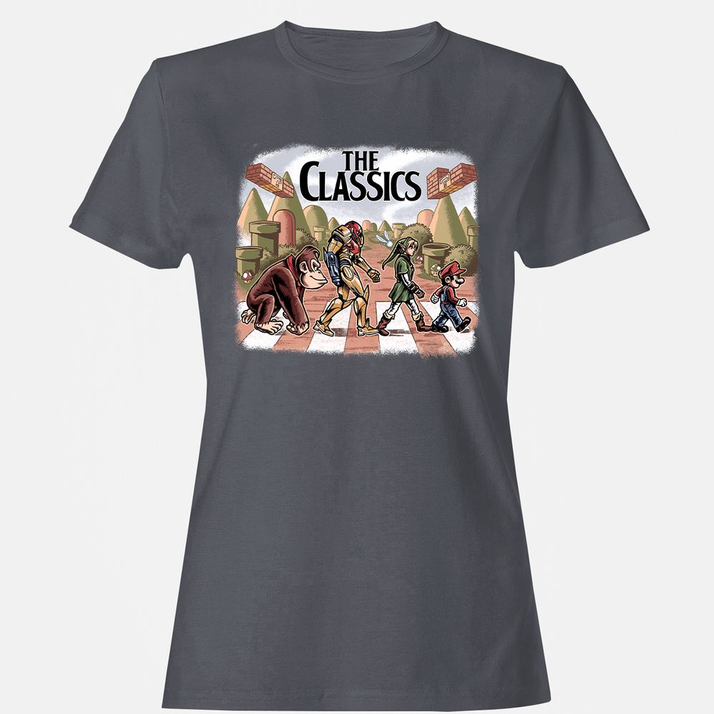 Women's T-Shirt - 17XQ7MGU - Dark Heather - 5