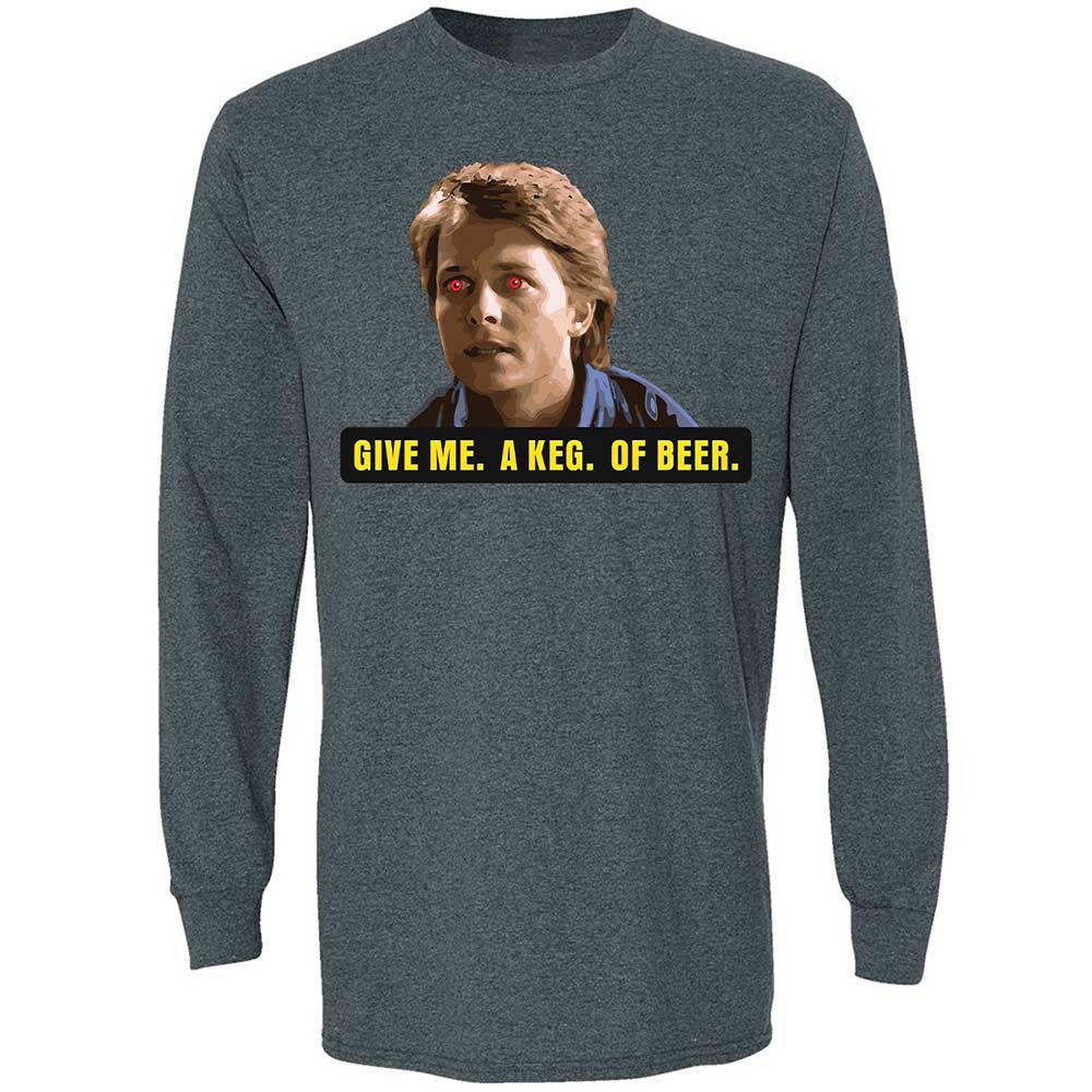 Long Sleeve T-Shirt - HX33NMYJ - Dark Heather - 5