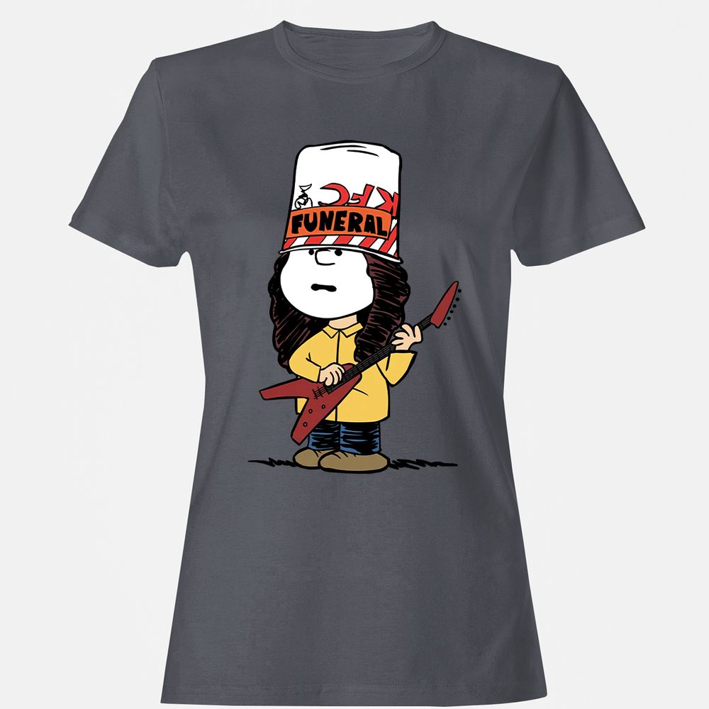Women's T-Shirt - QH7PCTP9 - Dark Heather - 5