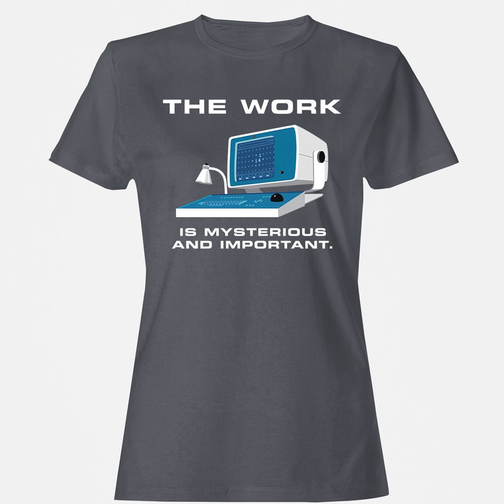 Women's T-Shirt - PMSHDBHQ - Dark Heather - 5