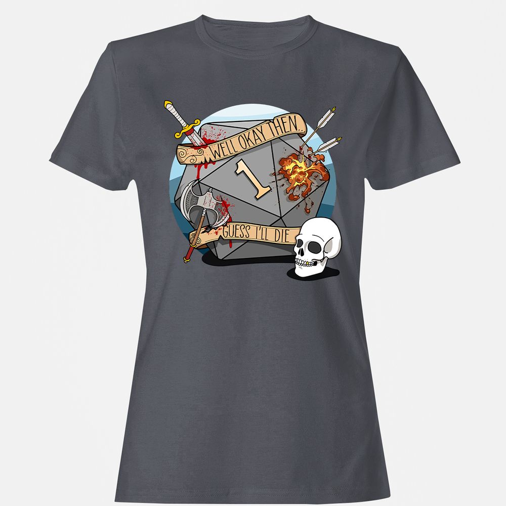 Women's T-Shirt - 5JM4HHKC - Dark Heather - 5