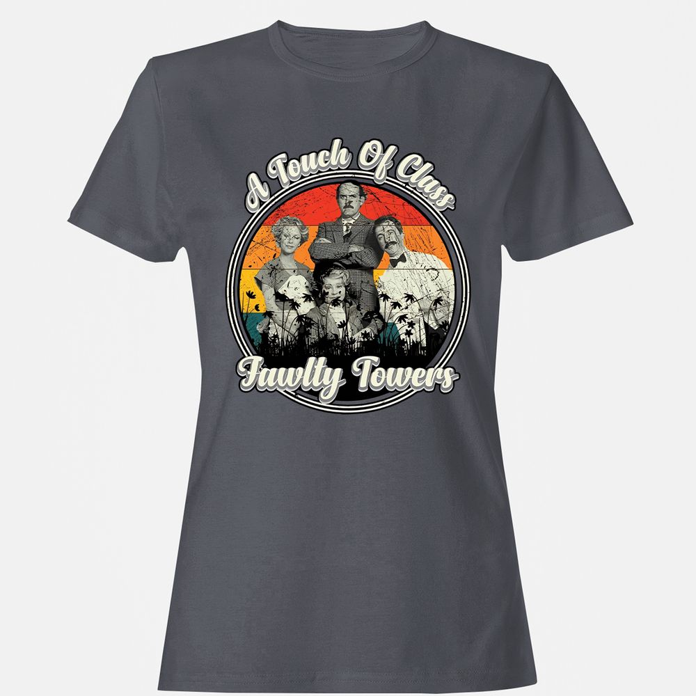 Women's T-Shirt - LNVHA5EQ - Dark Heather - 5